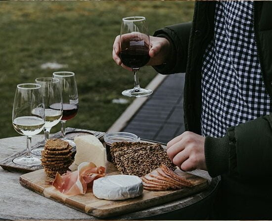 Cheese and wine package for Spelga House and Lodge Residents